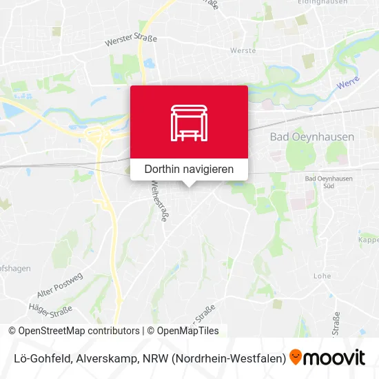 Lö-Gohfeld, Alverskamp Karte