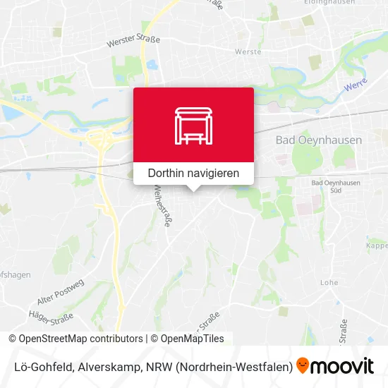 Lö-Gohfeld, Alverskamp Karte