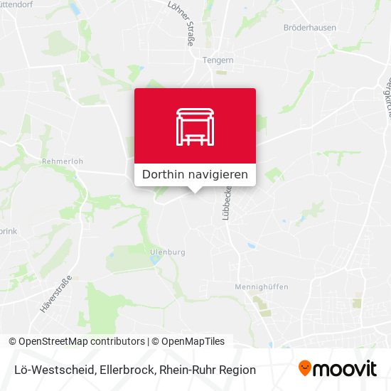 Lö-Westscheid, Ellerbrock Karte