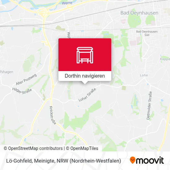 Lö-Gohfeld, Meinigte Karte