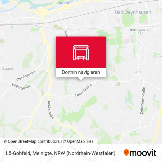 Lö-Gohfeld, Meinigte Karte