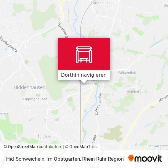Hid-Schweicheln, Im Obstgarten Karte