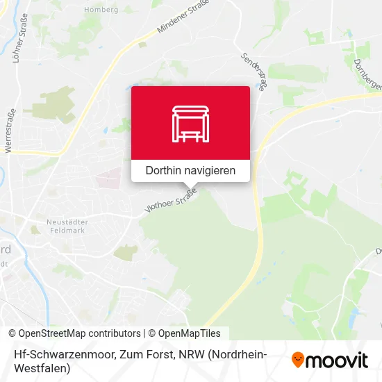 Hf-Schwarzenmoor, Zum Forst Karte
