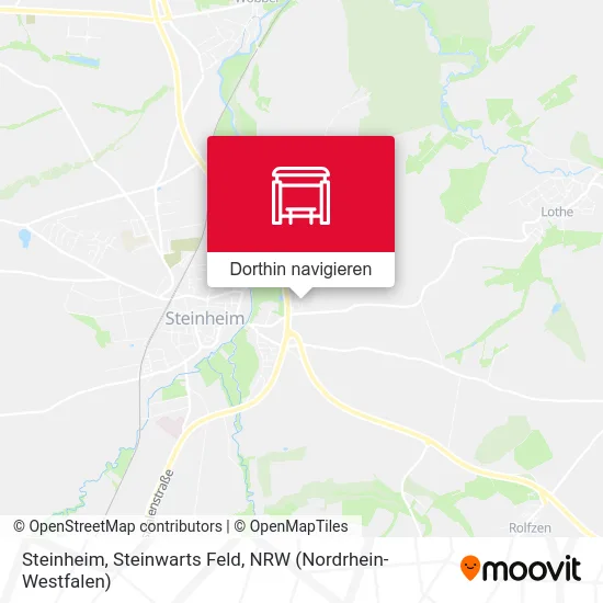 Steinheim, Steinwarts Feld Karte