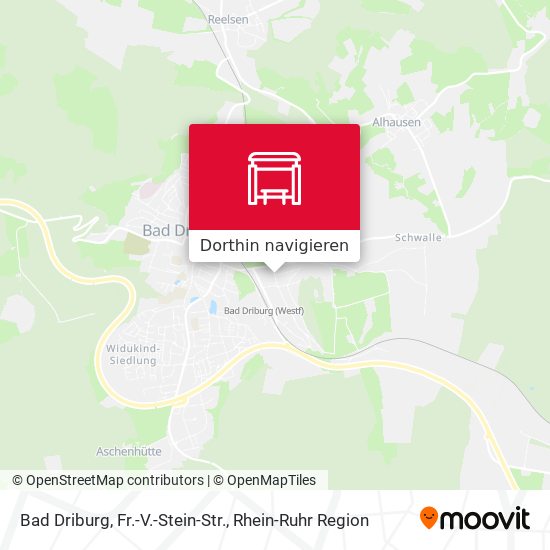 Bad Driburg, Fr.-V.-Stein-Str. Karte