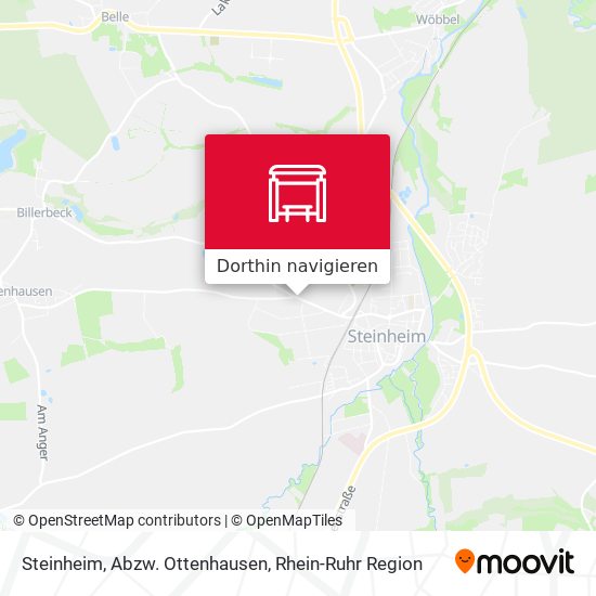 Steinheim, Abzw. Ottenhausen Karte