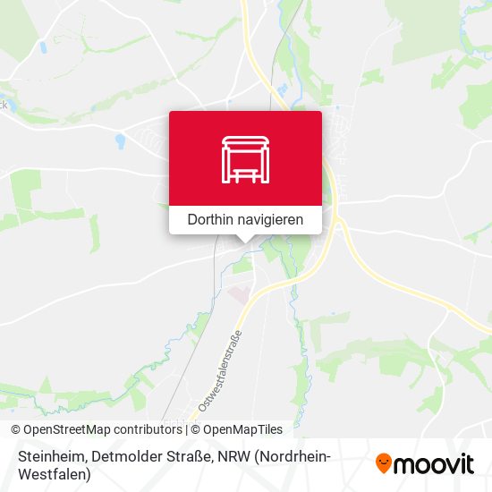 Steinheim, Detmolder Straße Karte
