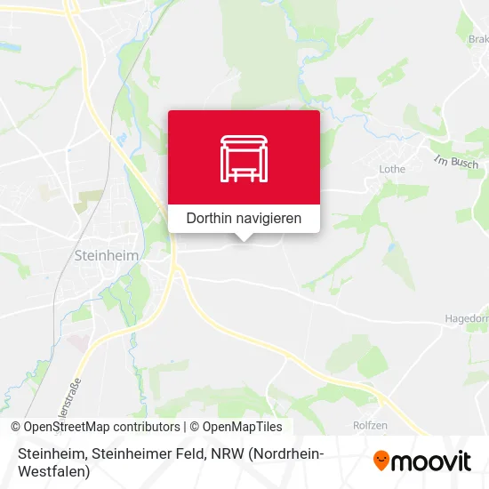 Steinheim, Steinheimer Feld Karte