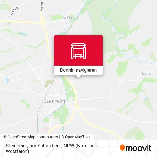 Steinheim, am Schorrberg Karte