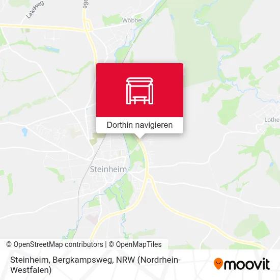 Steinheim, Bergkampsweg Karte