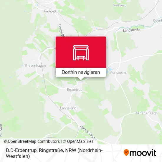 B.D-Erpentrup, Ringstraße Karte