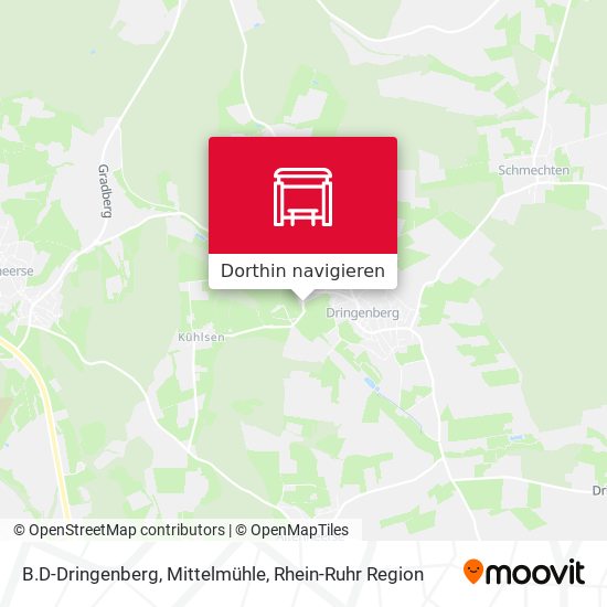 B.D-Dringenberg, Mittelmühle Karte