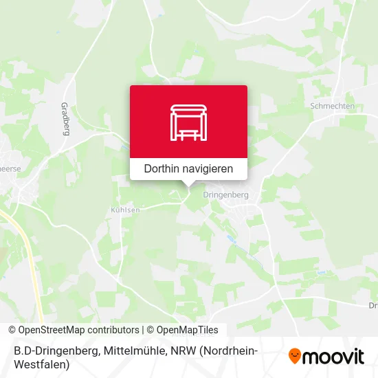 B.D-Dringenberg, Mittelmühle Karte