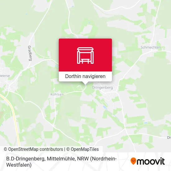 B.D-Dringenberg, Mittelmühle Karte