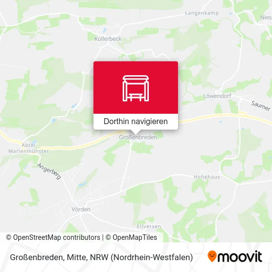 Großenbreden, Mitte Karte