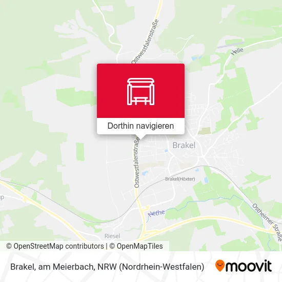 Brakel, am Meierbach Karte