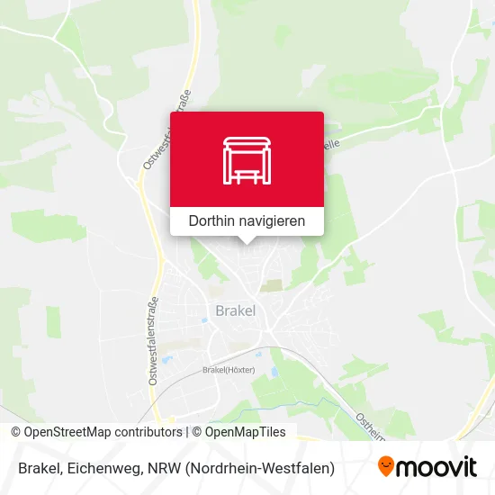 Brakel, Eichenweg Karte