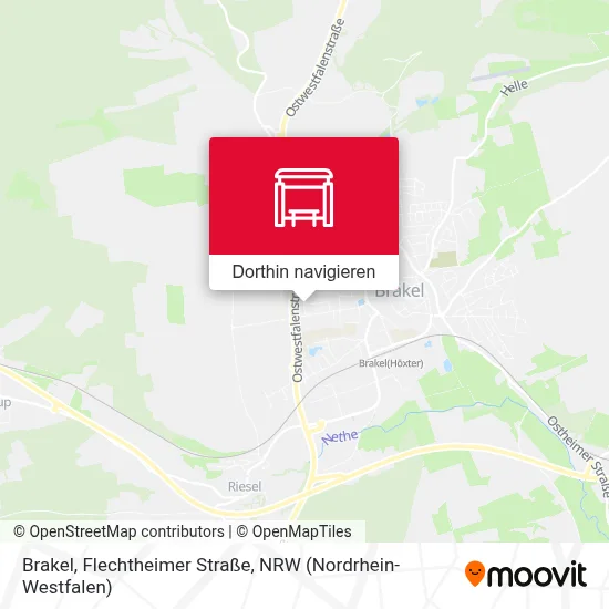 Brakel, Flechtheimer Straße Karte