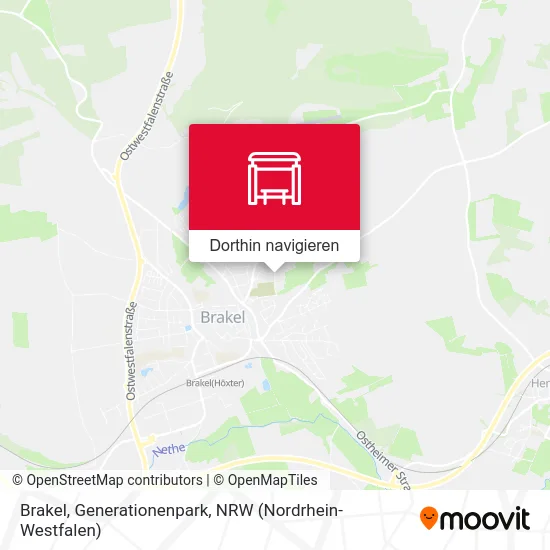 Brakel, Generationenpark Karte