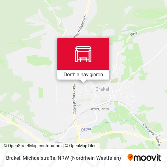 Brakel, Michaelstraße Karte