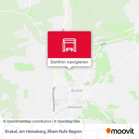 Brakel, am Heineberg Karte