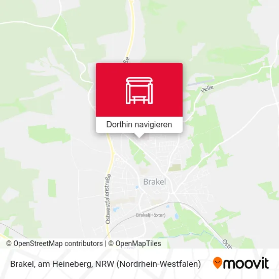Brakel, am Heineberg Karte