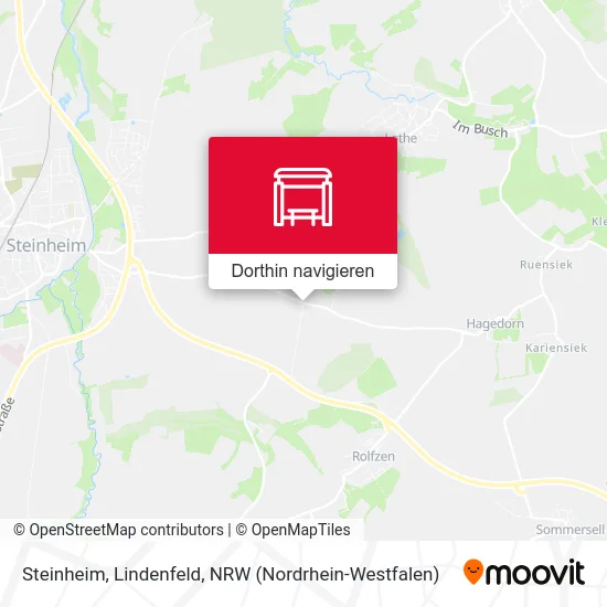 Steinheim, Lindenfeld Karte