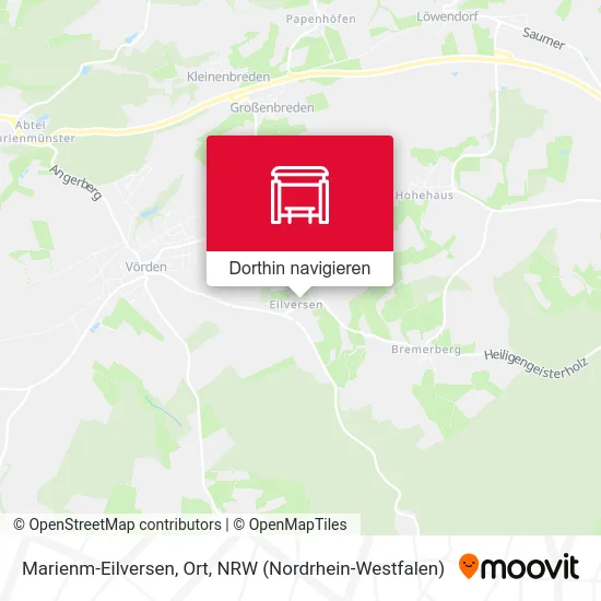 Marienm-Eilversen, Ort Karte