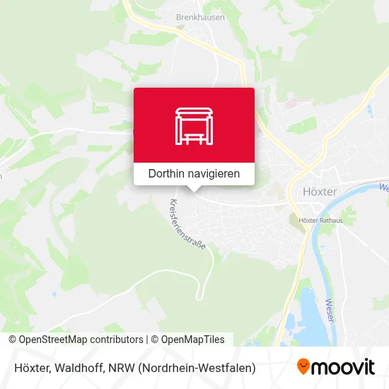 Höxter, Waldhoff Karte