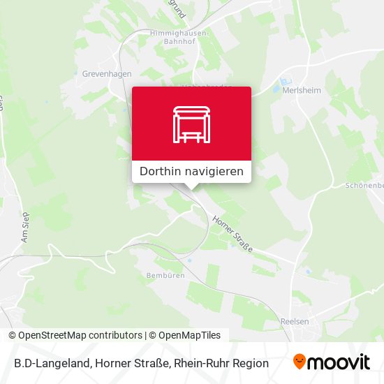 B.D-Langeland, Horner Straße Karte