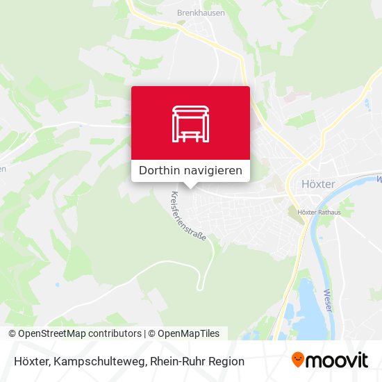 Höxter, Kampschulteweg Karte