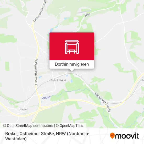 Brakel, Ostheimer Straße Karte
