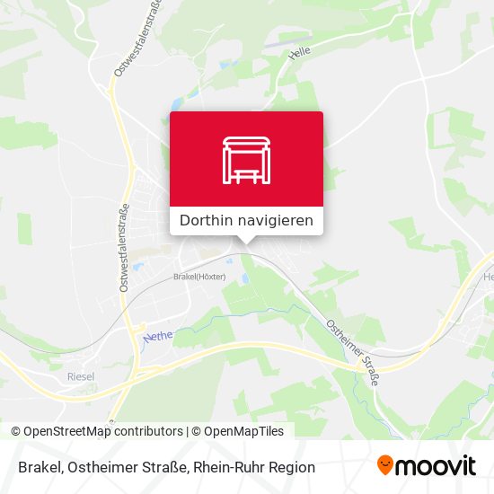 Brakel, Ostheimer Straße Karte