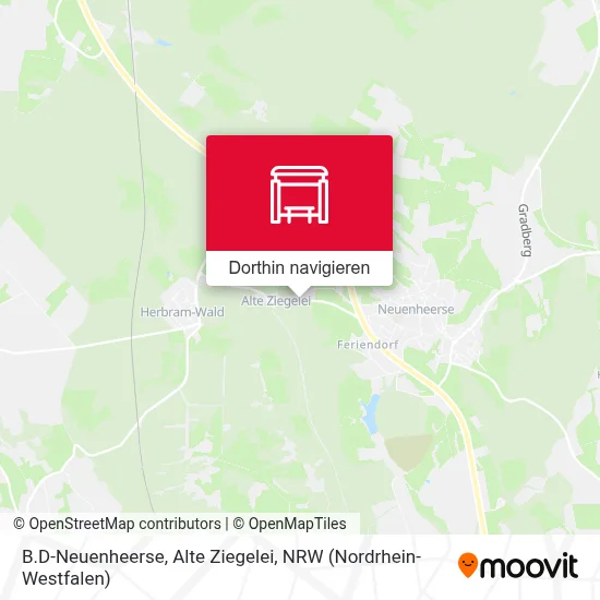 B.D-Neuenheerse, Alte Ziegelei Karte