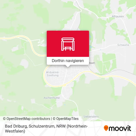 Bad Driburg, Schulzentrum Karte