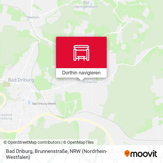 Bad Driburg, Brunnenstraße Karte
