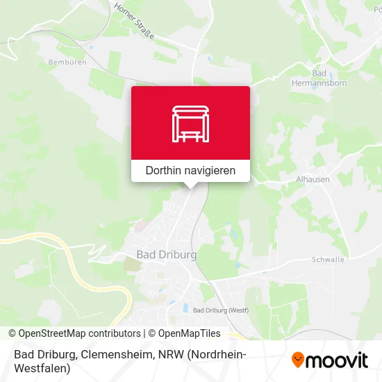 Bad Driburg, Clemensheim Karte
