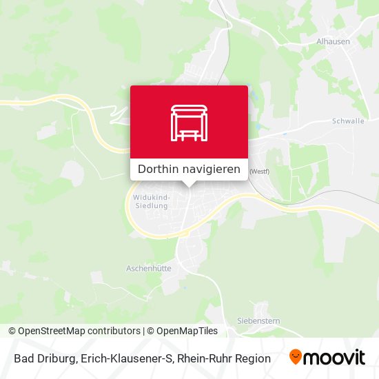 Bad Driburg, Erich-Klausener-S Karte
