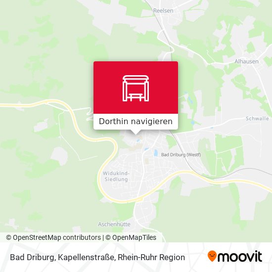 Bad Driburg, Kapellenstraße Karte