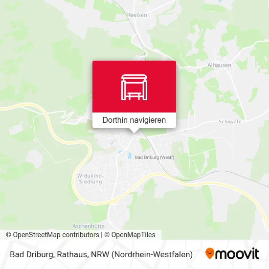 Bad Driburg, Rathaus Karte