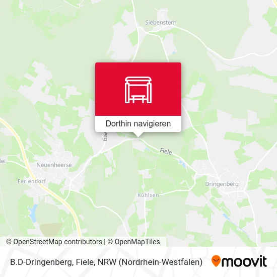 B.D-Dringenberg, Fiele Karte