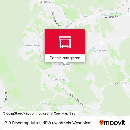 B.D-Erpentrup, Mitte Karte