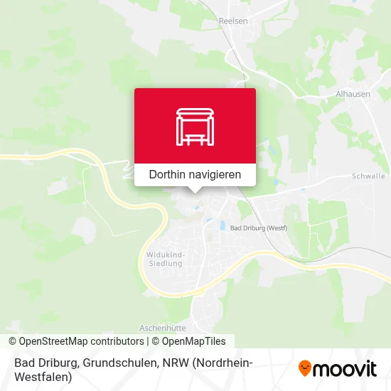 Bad Driburg, Grundschulen Karte