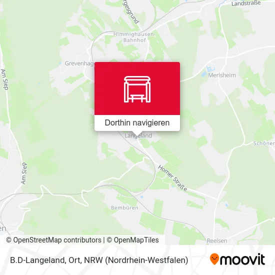 B.D-Langeland, Ort Karte