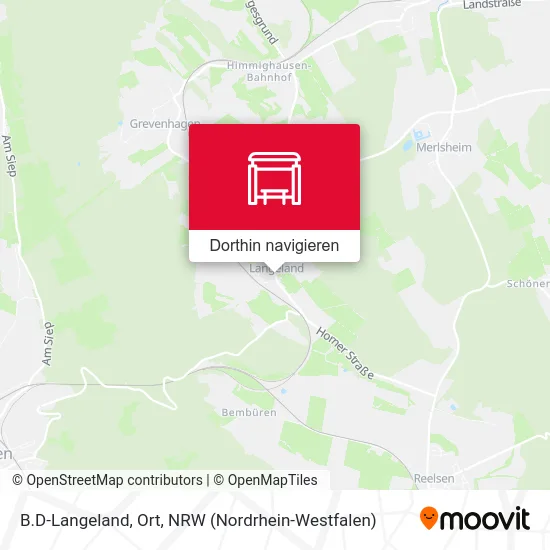 B.D-Langeland, Ort Karte