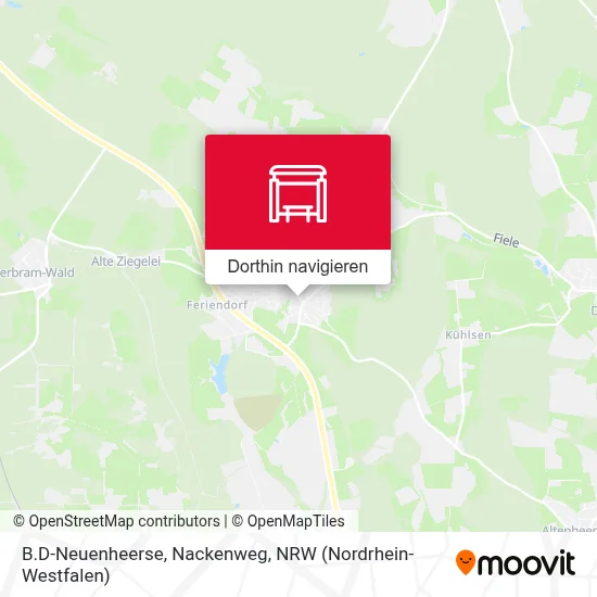B.D-Neuenheerse, Nackenweg Karte
