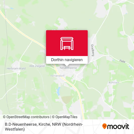 B.D-Neuenheerse, Kirche Karte