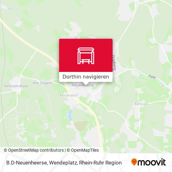 B.D-Neuenheerse, Wendeplatz Karte