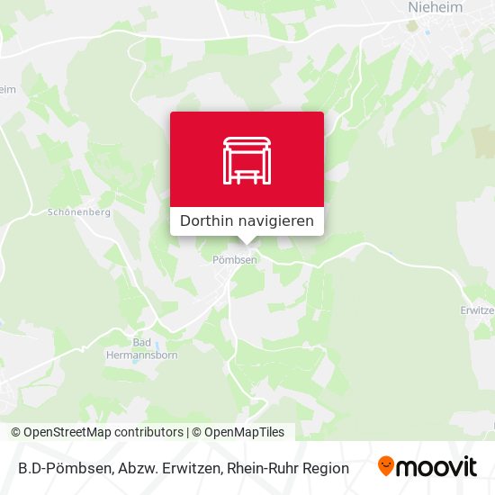 B.D-Pömbsen, Abzw. Erwitzen Karte
