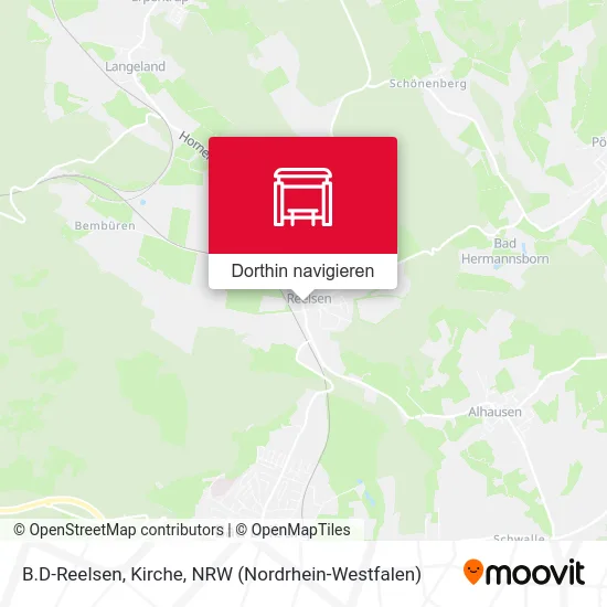 B.D-Reelsen, Kirche Karte